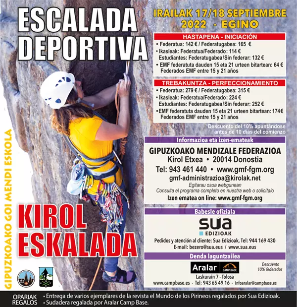 ESKALADA IKASTAROA