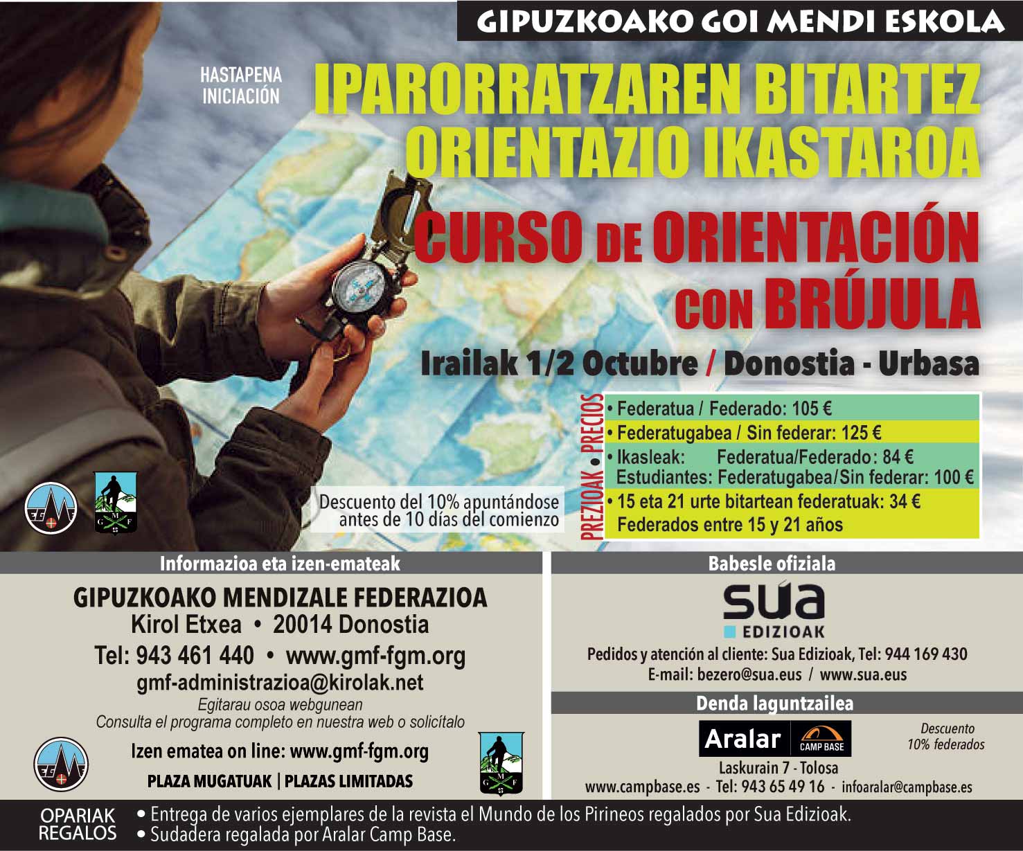 IPARORRATZAREN BITARTEZ ORIENTAZIO IKASTAROA