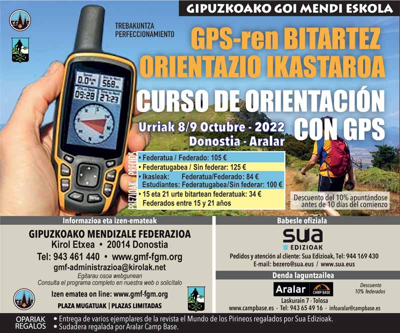 G.P.S-REN BITARTEZ ORIENTAZIO IKASTAROA