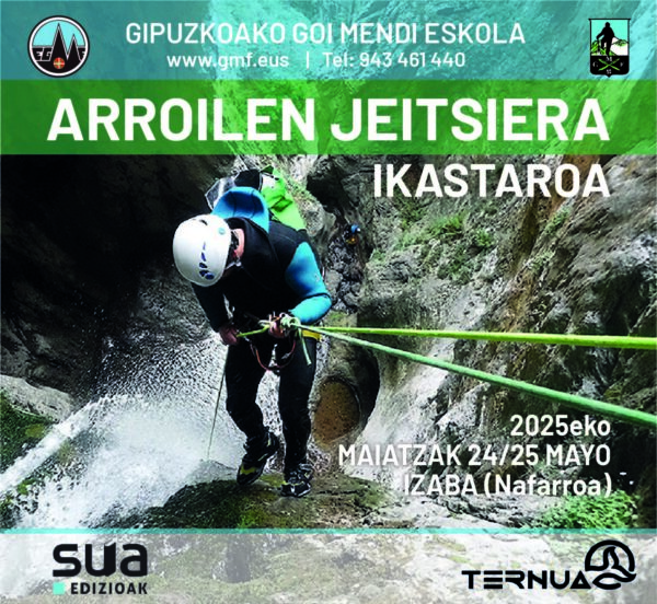 Curso de descenso de barrancos