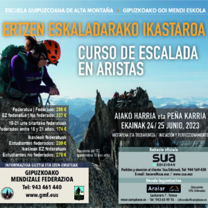 CURSO DE ESCALADA EN ARISTAS
