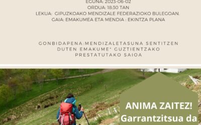 “Berdintasuna eta Mendizaletasuna” saiorako gonbidapena