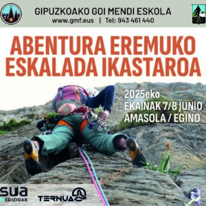 Curso de escalada en terreno de aventura