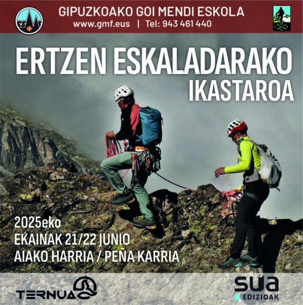 Ertzen eskaladarako ikastaroa