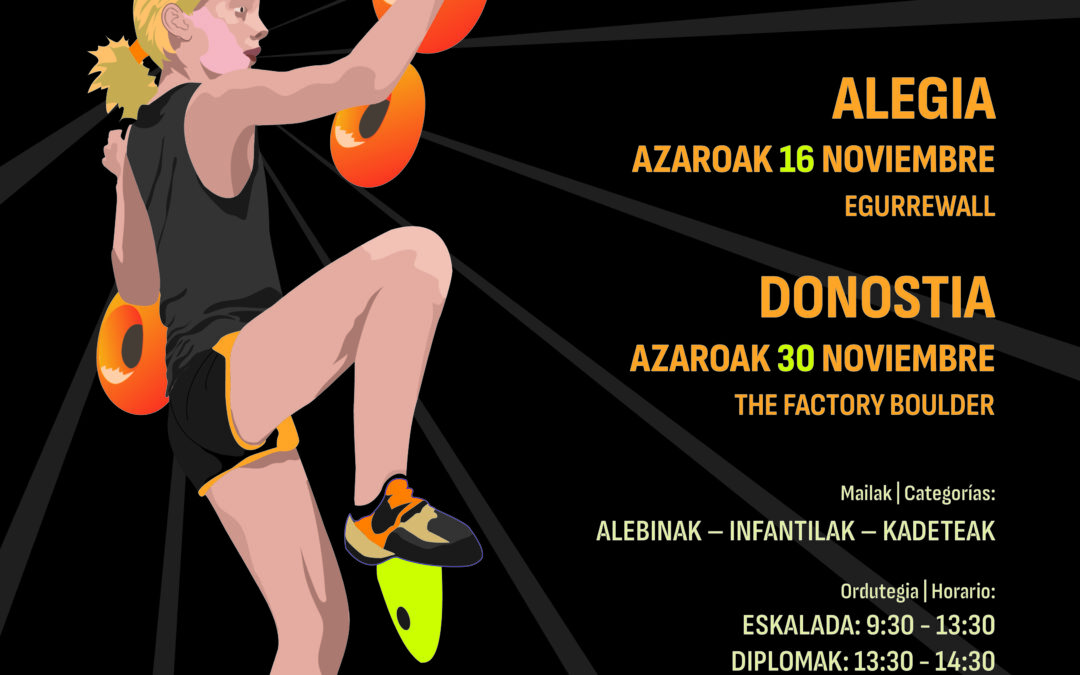 8. Eskolarteko Boulder Ligaxka’25 – GIPUZKOA