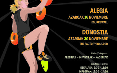 8. Eskolarteko Boulder Ligaxka’25 – GIPUZKOA