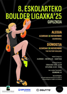 8. Eskolarteko Boulder Ligaxka’25 - GIPUZKOA