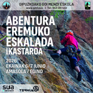 Curso de escalada en terreno de aventura