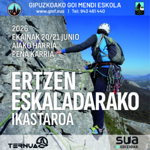 Curso de escalada en aristas
