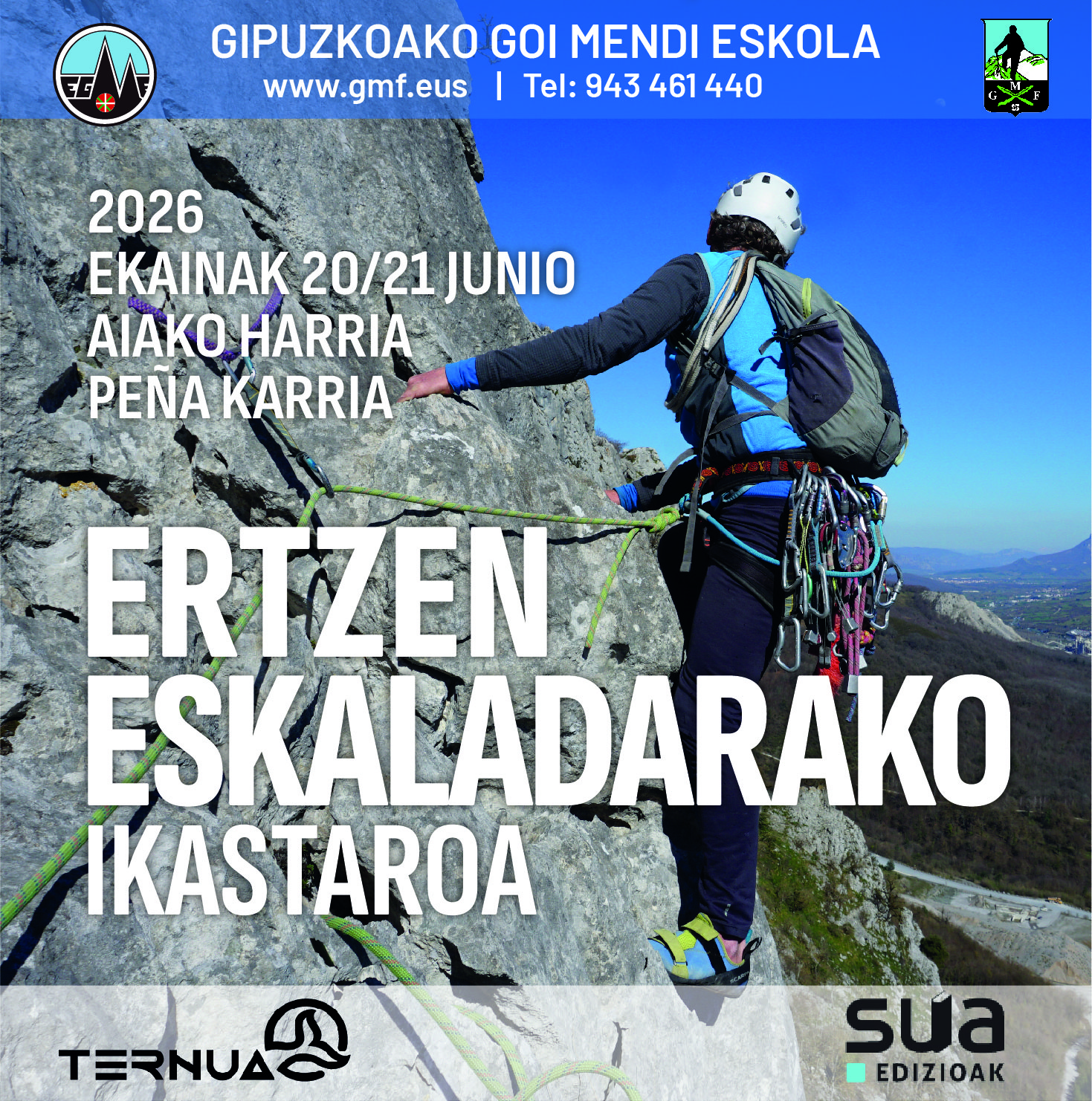 Curso de escalada en aristas