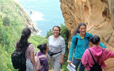 Salida montañera con las mujeres de Haurralde Fundazioa