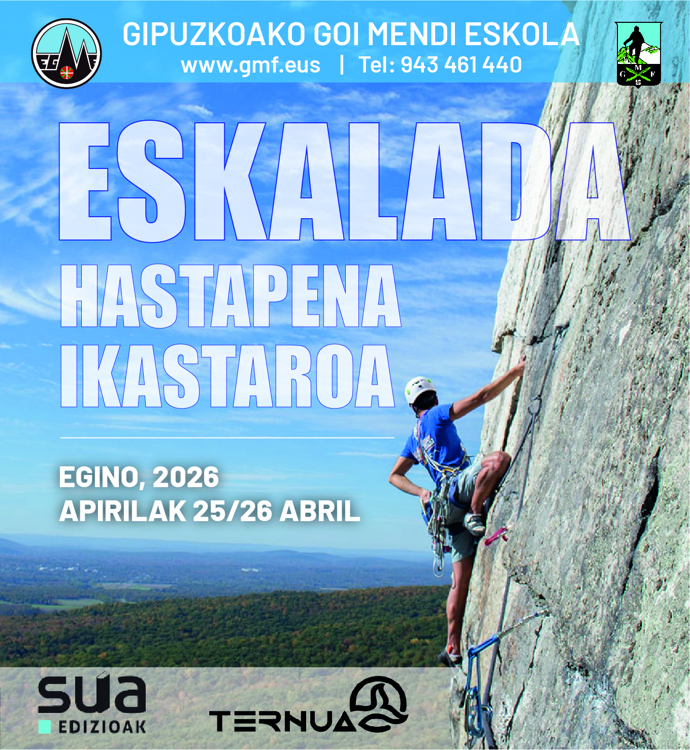 Curso de escalada iniciación