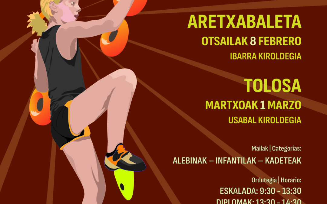 9ª Boulder Ligaxka Escolar ’26 – GIPUZKOA