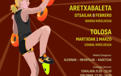 9ª Boulder Ligaxka Escolar ’26 – GIPUZKOA