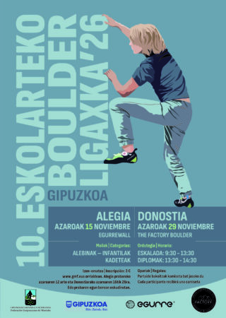 10. Eskolarteko Boulder Ligaxka’26 - GIPUZKOA